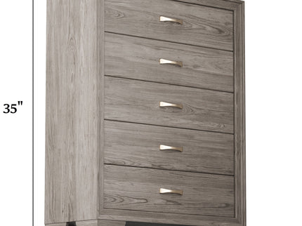 1 Piece Chest With Unique Legs - Natural