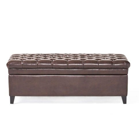 Juliana - Storage Ottoman With Birch Legs