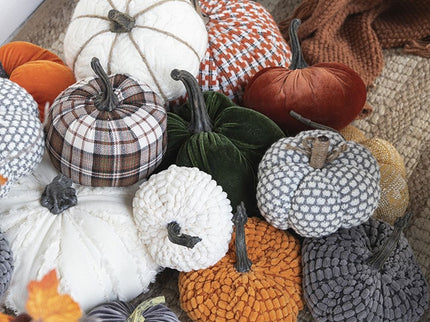 Weighted Pumpkin Ornament Decor For Holiday Harvest Festival Fall Festival & Thanksgiving
