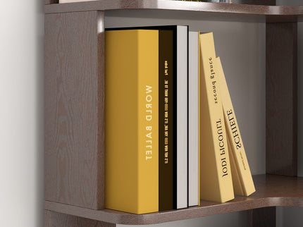 L-Shaped Corner Bookshelf