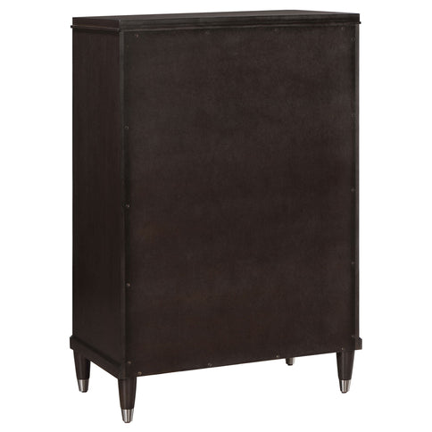 Niguel - 5 Drawer Chest Storage Furniture - Brown