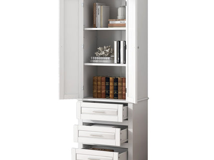 Storage Cabinet With 3 Drawers For Bathroom