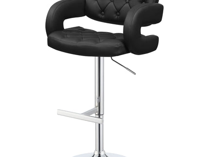Adjustable Bar Stool With Upholstery