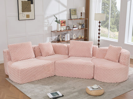 Modular Sectional Sofa With Free Combination Design