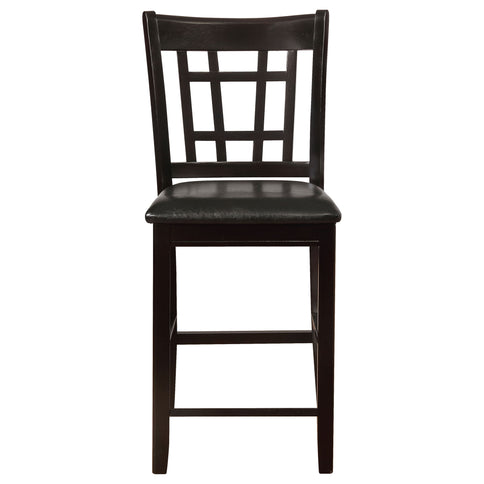 Lattice Back Counter Height Stools (Set of 2)