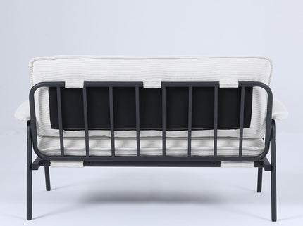 Modern Metal Frame Sofa With Sponge Filling For Compact Spaces And Versatile Use