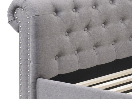 Justice - Twin Daybed With Trundle - Smoke Gray