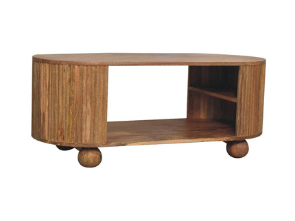 Soba - Ball Open Coffee Table - Oak