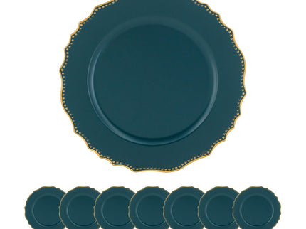 Premium Plastic Charger Plate (Set of 8)