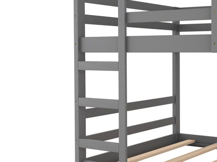 Solid Construction, Bunk Bed With Ladder