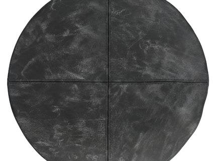Connor - Handcrafted Round Pouf