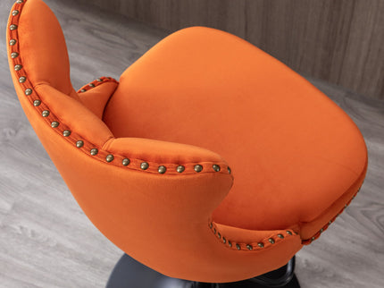 Swivel Barstools Adjusatble Seat Height, Modern Upholstered Bar Stools With Backs Comfortable Tufted For Home Pub And Kitchen Island (Set of 2)