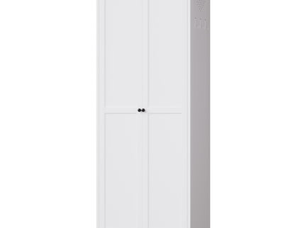 Kitchen Pantry Cabinet With Doors, Heavy-Duty Freestanding Storage Organizer With 5 Adjustable Shelves, Tool Free Assembly - White