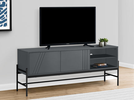 TV Stand, Console, Media Entertainment Center, Storage Cabinet, Contemporary And Modern