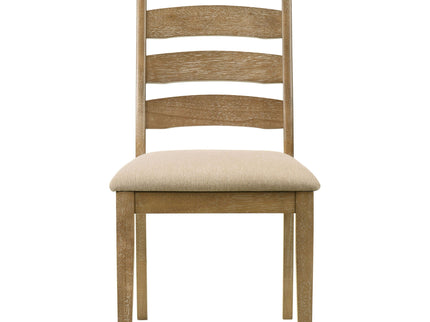 Sammy - Dining Side Chair (Set of 2) - Brown / Beige