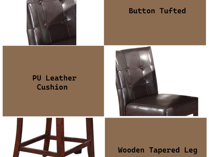 Britney - Counter Height Chair (Set of 2) - Espresso