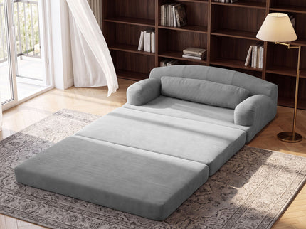 2 Seater Sofa Bed, Compact Foldable Floor Couch