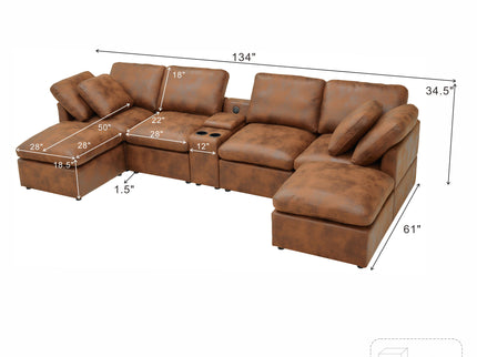 Modular Design Cloud Sofa, Freely Configurable