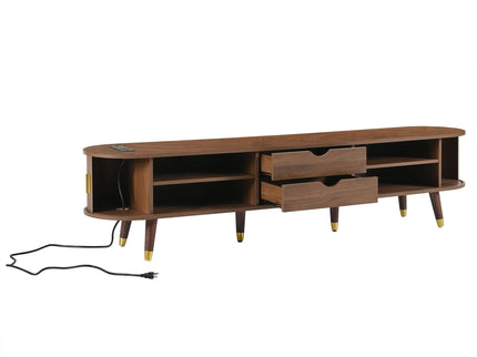 TV Stand & Coffee Table Set With Charging Station