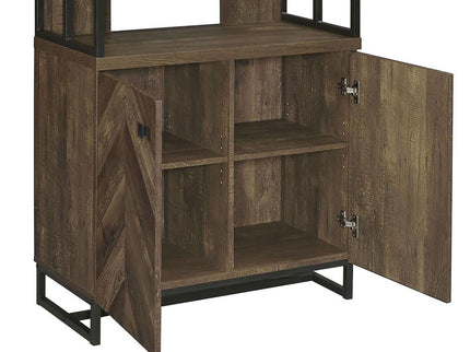 Herringbone - 2 Door - Brown