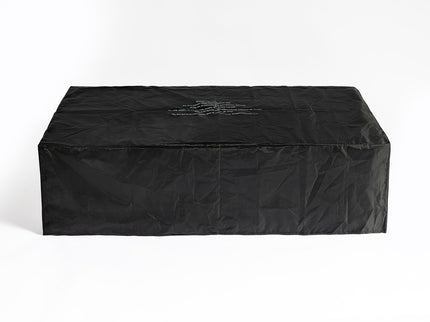 Volon - Rectangular Fire Pit Table, Propane Powered, 50,000 BTU - Light Gray