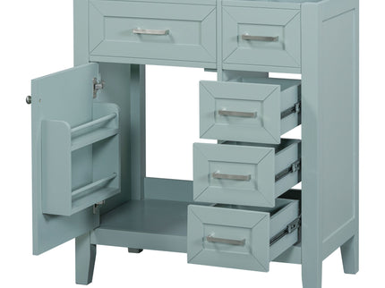 Modern Bathroom Vanity Base Only With Drawers, Freestanding Design