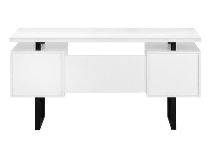 Computer Desk For Home Office, Laptop, Left, Right Set - Up, Storage Drawers, Contemporary & Modern