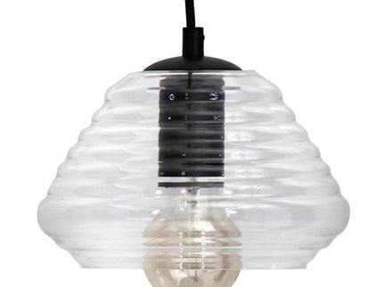 Torus - Triangle Industrial Pendant - Clear