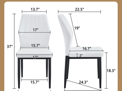 Dining Chairs With Shell Pattern, Comfort And Style