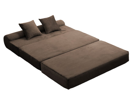 Convertible Sofa Bed, 2 Seater Fold Out Floor Couch