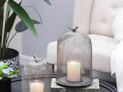 Ophira Sparrow Candle Holders (Set of 2) - Antique Gray