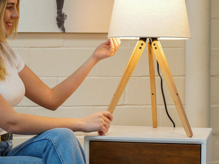 Decorative LED Desk Lamp, 3 Legged - Natural