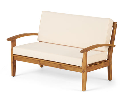 Outdoor Chat Set With Coffee Table And Loveseat
