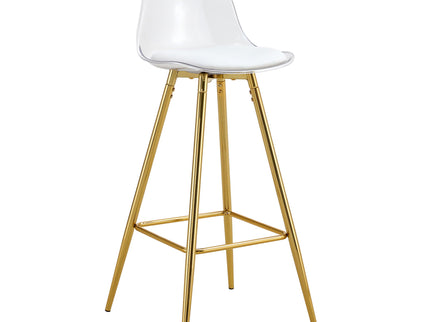 Stylish Upholstered Bar Chairs With Metal Leg
