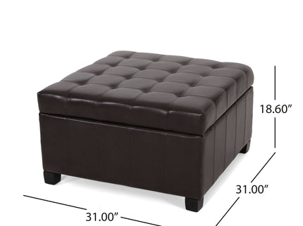 Isabella - Contemporary Ottoman With Storage