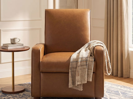 Manual Recliner Chair, 2 Position With 160° Adjustable Backrest For Living Room