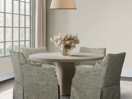 London - Upholstered Skirted Dining Arm Chair