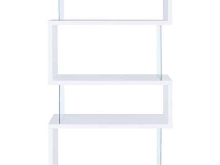 Elias - 4 Shelf Bookshelf With Zigzag Design