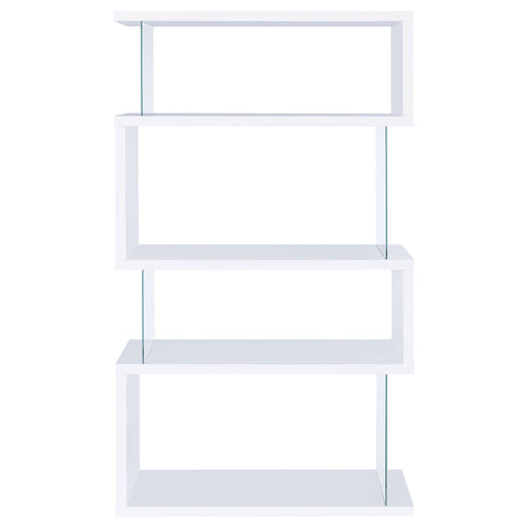 Elias - 4 Shelf Bookshelf With Zigzag Design