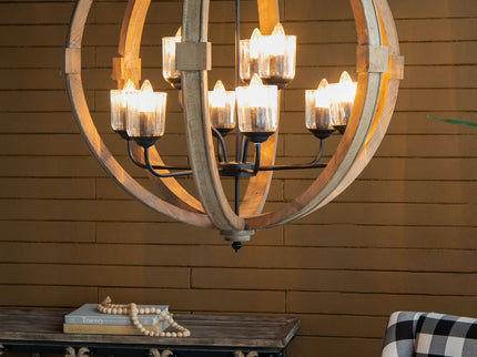 Chandelier, Hanging Light Fixture With Adjustable Chain For Kitchen, Bulb Not Included