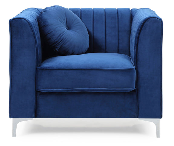 Contemporary Sloped Armchair
