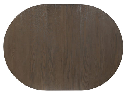 Round Extendable Dining Tabl, Middle Leaf, Curved Legs