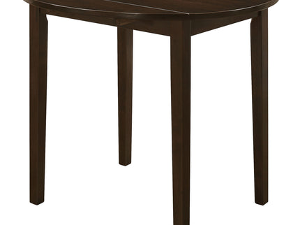 3 Piece Dining Set With Drop Leaf Table And Upholstered Chairs
