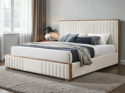 Kaleea - Queen Bed - Beige
