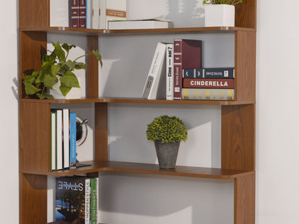 L-Shaped Corner Bookshelf