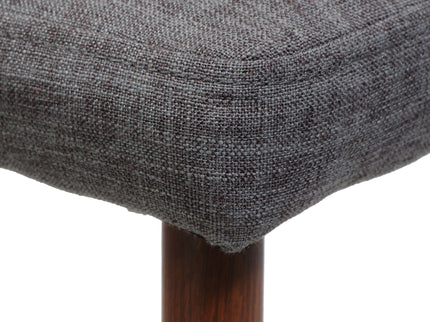 Mid Century Modern Fabric Armless Dining Chair