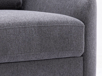 Yuina - Linen Chair - Gray