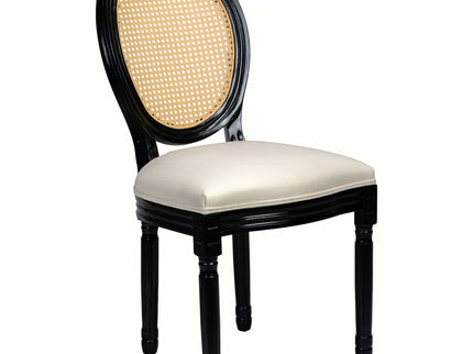 French Country Dining Chairs With Round Back (Set of 2)