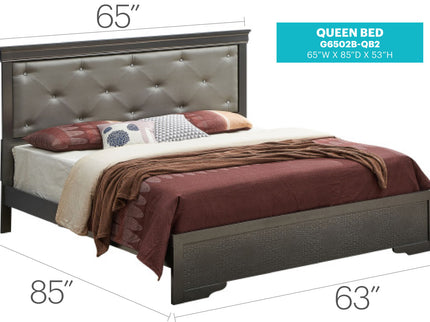 Chic Elegantly Designed Transitional Bed