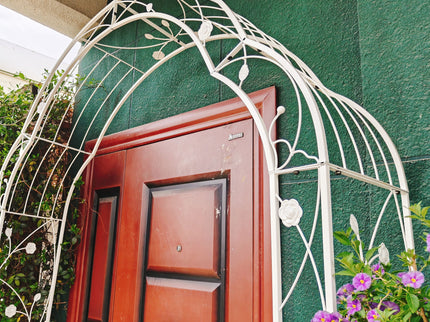 Metal Garden Arch Assemble Freely With 8 Styles Garden Arbor Trellis Climbing Plants Support Rose Arch